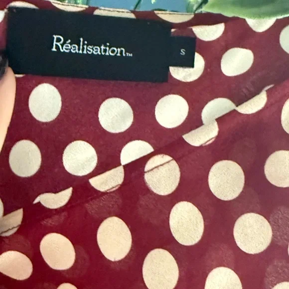 Realisation par polka dot dress size small - Picture 3 of 4